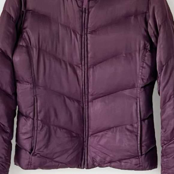 Eddie Bauer Goose Down Women's Puffer Jacket Dark Purple Size X-Small - Picture 5 of 15